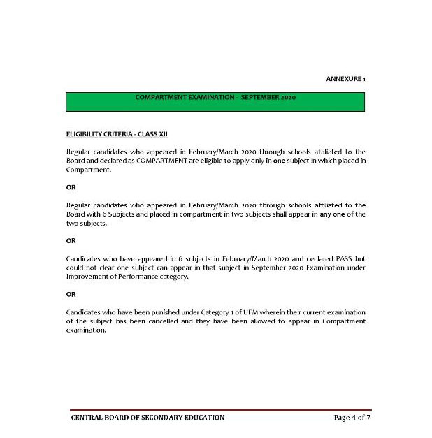 CBSE Circulators