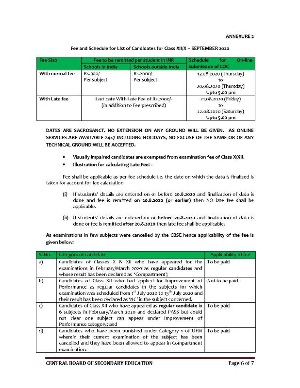CBSE Circulators