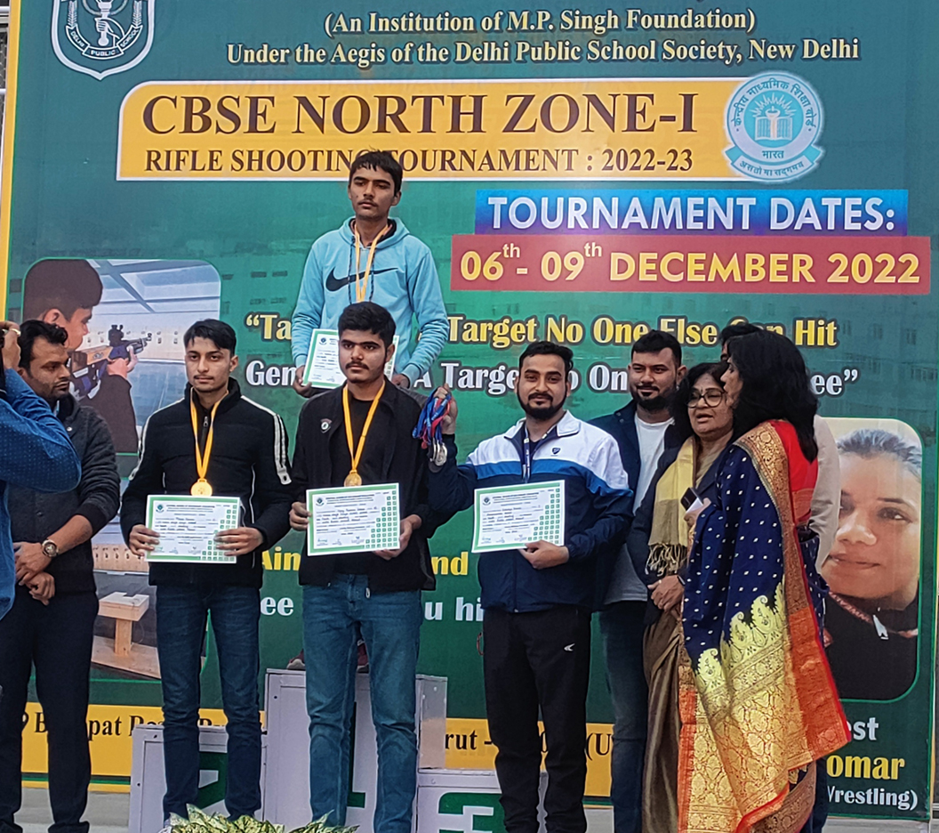 Renaissance School students fetch 3 Silver and 4 Bronze medals at CBSE Zonal 1st Shooting Championship-2022