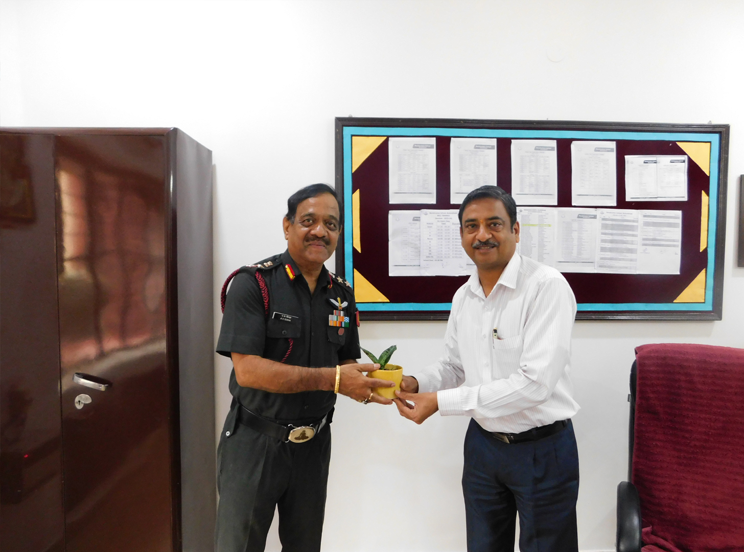 NCC Commandant’s Visit to Renaissance School