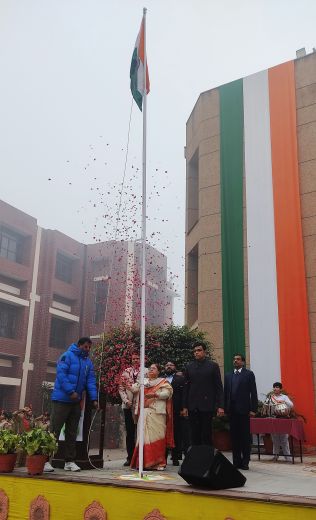 Republic day celebration at Renaissance School