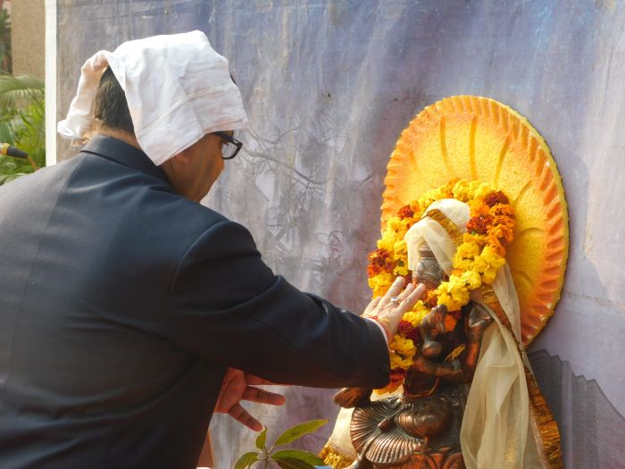 Saraswati Puja Celebration  at Renaissance School