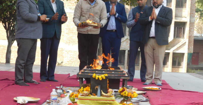 Seeking Blessings for Success: Havan Ceremony for Board Students at Renaissance School