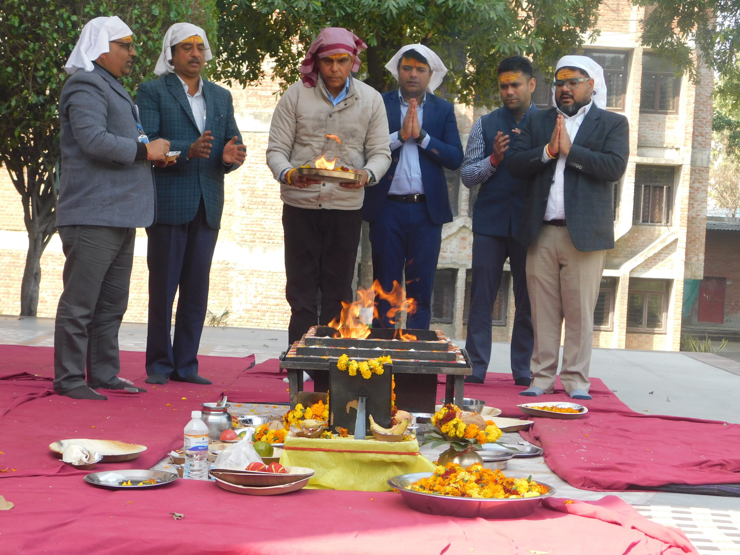 Seeking Blessings for Success: Havan Ceremony for Board Students at Renaissance School