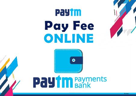 Pay Fee Online with PayTM