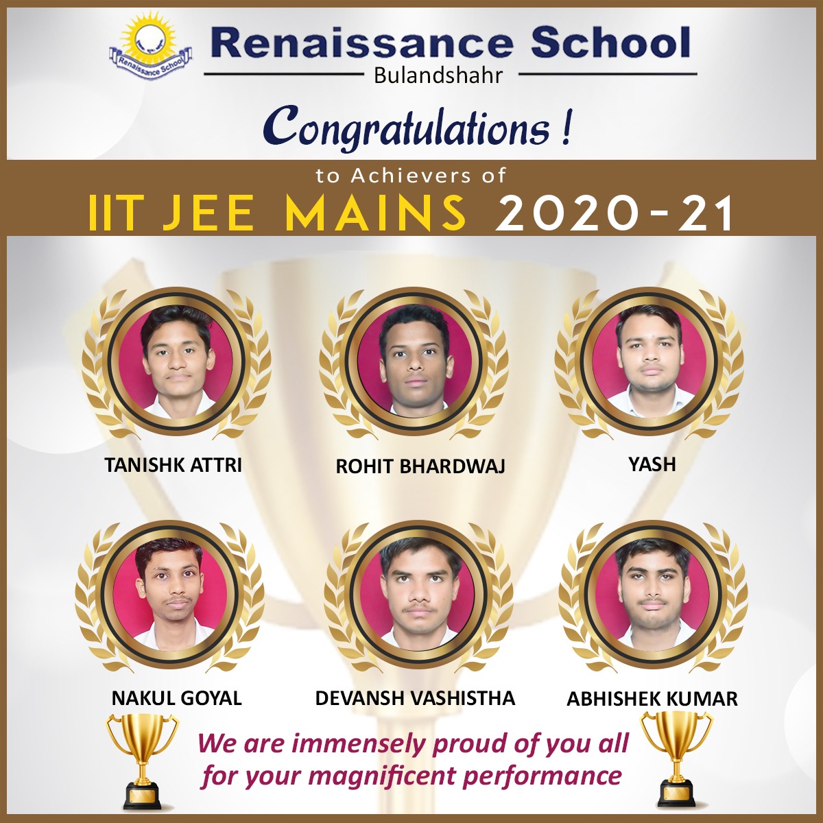 Achievers of JEE Mains 2020-21
