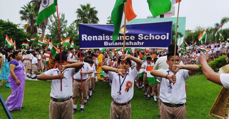 Renaissance school celebrates 75th Independence Day of India