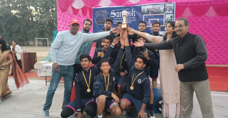 Renaissance School Bagged Santosh International Basketball Tournament Trophy