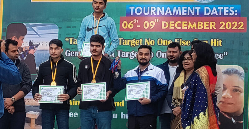 Renaissance School students fetch 3 Silver and 4 Bronze medals at CBSE Zonal 1st Shooting Championship-2022