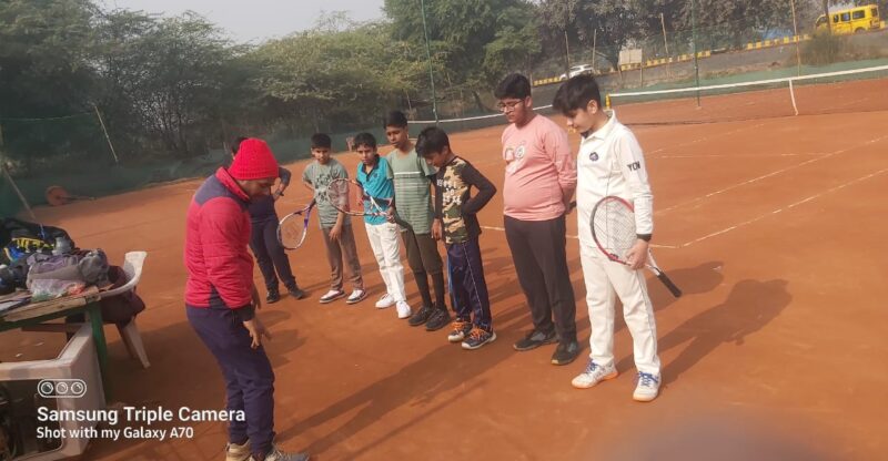 Renaissance School Team Attends Lawn Tennis Special Training Session at Noida