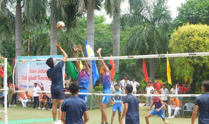 7th Inter School Volleyball Tournament Begins at Renaissance School. Day-1