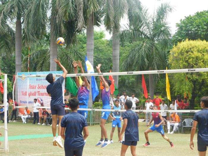 7th Inter School Volleyball Tournament Begins at Renaissance School. Day-1